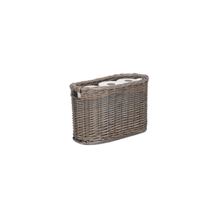 Bay Isle Home Wicker Toilet Bathroom Organiser Basket | Wayfair.co.uk